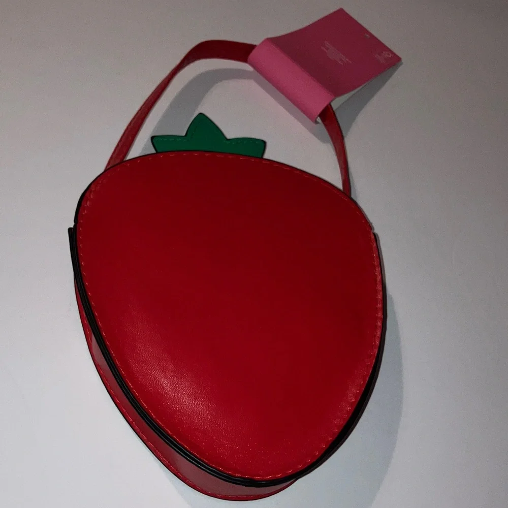 Isaac Mizrahi Red and Green Strawberry Kids Small Bag‎